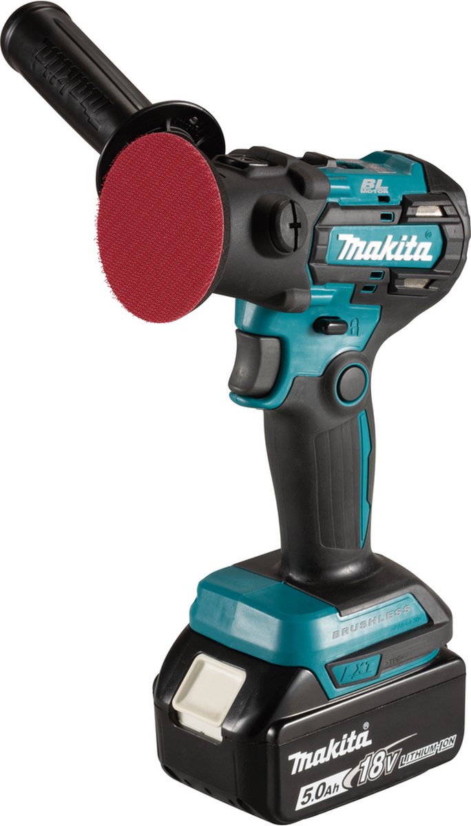 Makita dpv300rtj | polisseuse à batterie | 80 mm | 18v | ensemble | 9,0 Ah Li-Ion