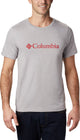 Columbia csc basic logo™ t-shirt à manches courtes - chemise pour homme - t-shirt à manches courtes - gris - taille s