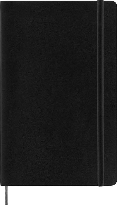 Carnet Moleskine - collection intelligente - grand - couverture souple - vierge - noir