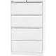 Classeur bisley df4696 blanc signalisation 4 tiroirs