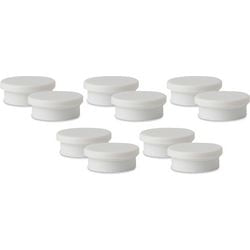 Aimants niceday 20mm blanc 10 pièces