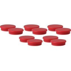 Aimants niceday rouge 30mm 10 pièces