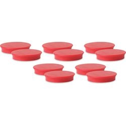 Aimants niceday rouge 40mm 10 pièces