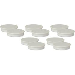 Aimants niceday 40mm blanc 10 pièces