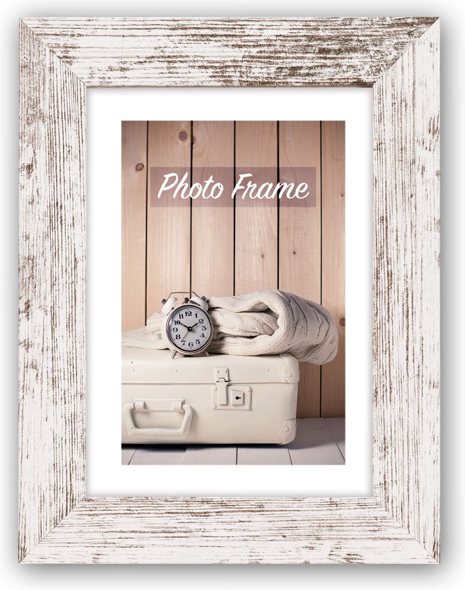 Frame photo ZEP V21546 Nelson 6 White Wash 40x50 cm