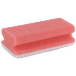 Éponge betra rouge blanc 10 pièces