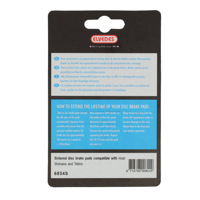 Ensemble de blocs de frein à disque Elvedes Shimano Tektro RST - Fritté (1 paire)