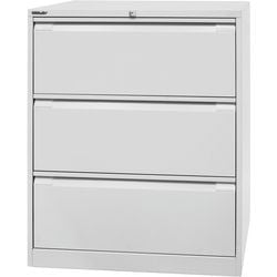 Classeur bisley df3645 gris clair 3 tiroirs