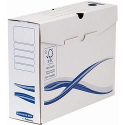 Boîte d'archives Bankers Box Basic - 100 mm - A4 - 10pk - Certifié FSC