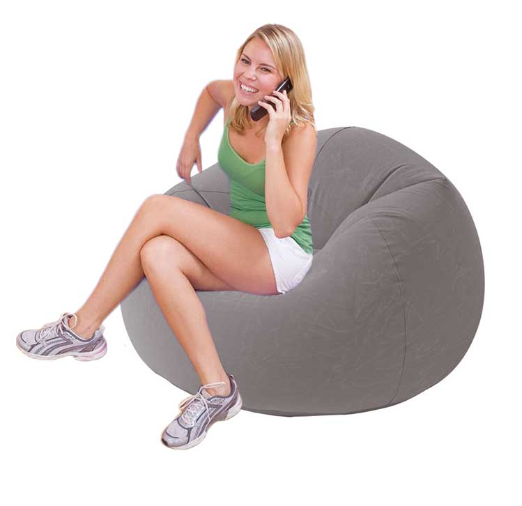 Sacless sans haricot Deluxe - chaise salon gonflable