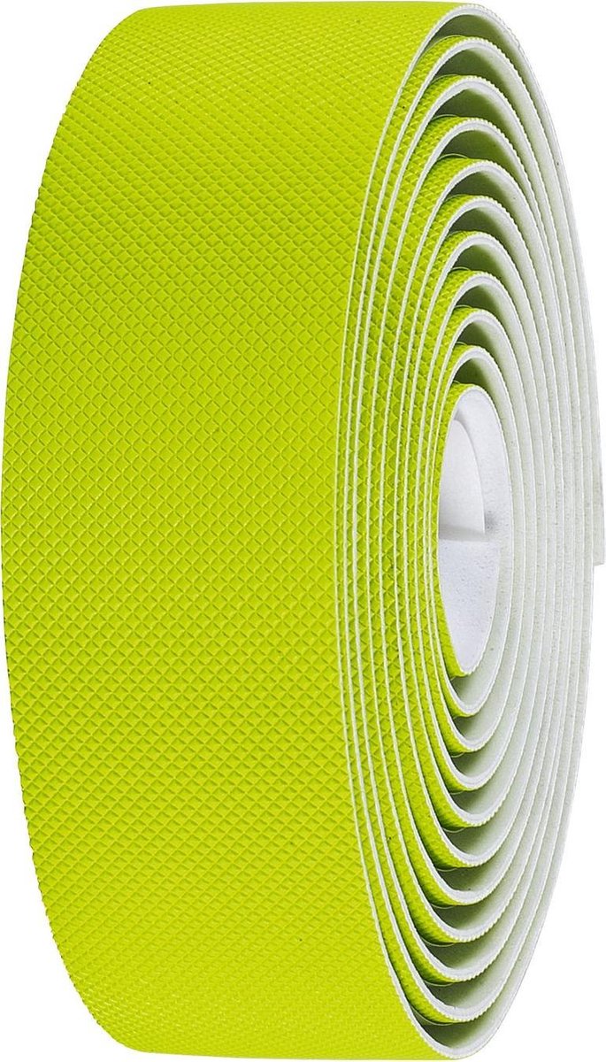 Bbb cycling flexribbon gel guidoline - extra grip - microfibre - guidoline de vélo de route - jaune fluo - 200 x 3 cm - bht-14