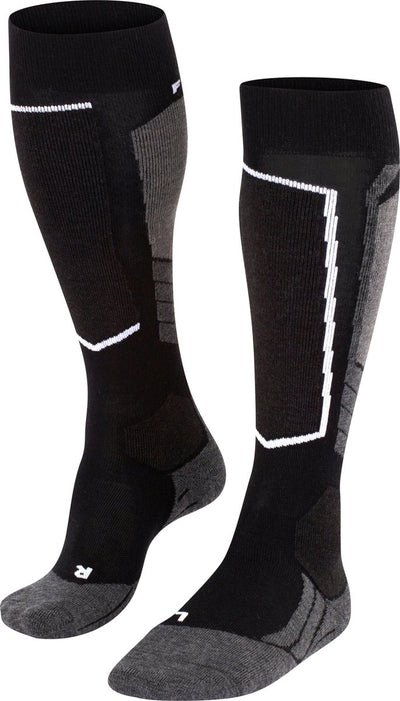 Falke sk2 laine chaude et épaisse laine fonctionnelle chaussettes de ski femme noir - taille 35-36
