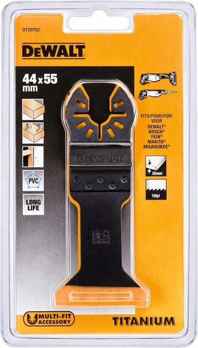 Accessoires Dewalt lame de scie plongeante titane bois avec clous 44x55mm - dt20702-qz