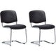 Chaise visiteur nowy styl iso swing noir