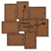 Zep Multi Photo Frame MP150 Stockholm Dark Brown 8x10x15 cm
