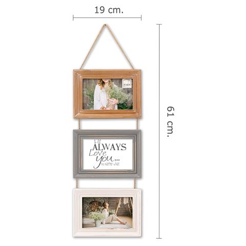 Zep Multi Photo Frame MP123 Nancy pour 3 photos