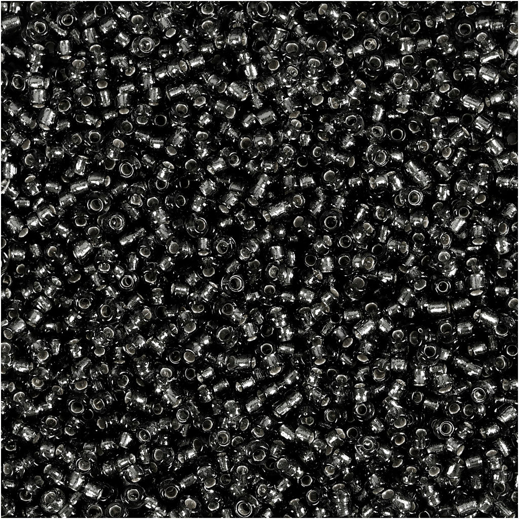 Perles de rocaille Creativ company, d 1,7 mm, taille 15 0, diamètre du trou 0,5-0,8 mm, gris vert, 25 gr 1 boîte