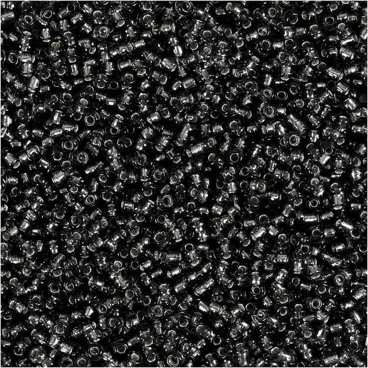 Perles de rocaille Creativ company, d 1,7 mm, taille 15 0, diamètre du trou 0,5-0,8 mm, gris vert, 25 gr 1 boîte
