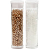 Perles de rocaille Creativ company, d 1,7 mm, taille 15 0, diamètre du trou 0,5-0,8 mm, blanc, 2x7 g 1 boîte