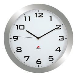 Horloge murale alba horissimo m 38cn gris argenté