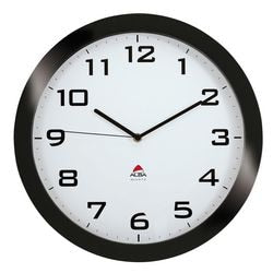 Horloge murale alba horissimo n 38cm noir