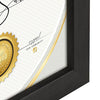 Certificat ZEP V4729B noir 29,7x42 cm