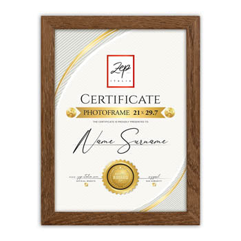 Certificat ZEP V4729N Brown 29.7x42 cm