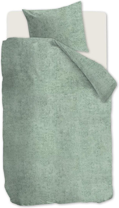 Housse de couette Bedinghouse Frost - unie - simple - 140x200 220 cm - gris vert