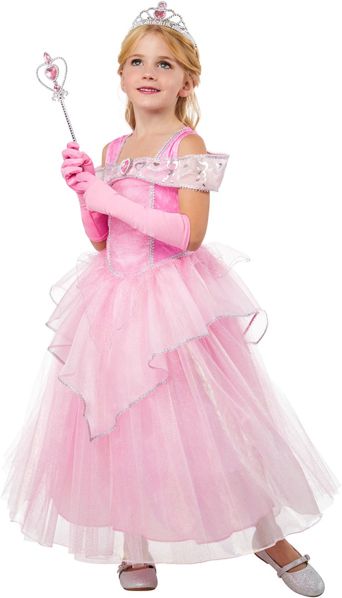 Déguisement princesse rose rubis enfant - - taille 7-8 ans