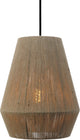 Lampe à suspension Eglo Alderney - e27 - ø 30 cm - marron noir