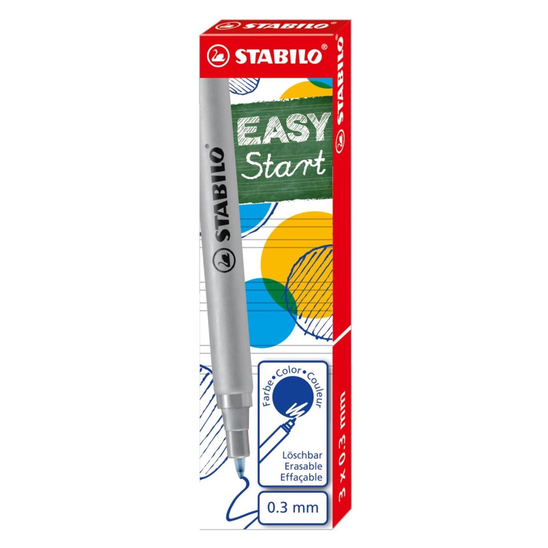 Stabilo Easyoriginal 3 Navullingen Fine - Bleu