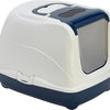 Moderne litière flip chat jumbo bleu foncé