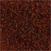 Creativ company perles de rocaille coupe 2, d 1,7 mm, taille 15 0, diamètre de trou 0,5 mm, marron, 25 g 1 boîte - afbeelding 1