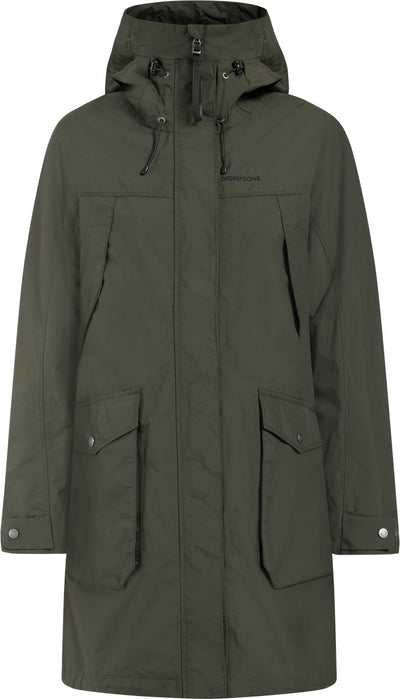 Didriksons veste outdoor femme thelma wns parka 10 - vert foncé