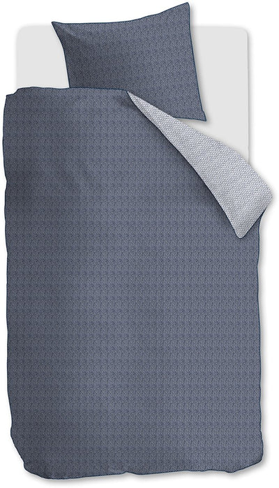 Housse de couette torsadée Riviera maison - simple - 140x200 220 - bleu
