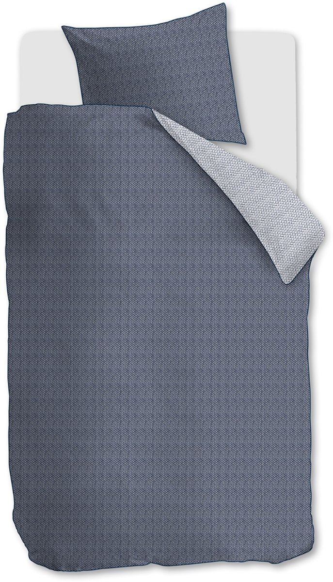 Housse de couette torsadée Riviera maison - simple - 140x200 220 - bleu