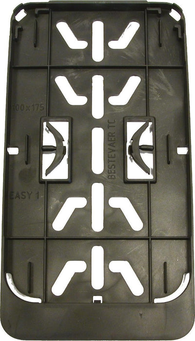 Support de plaque d'immatriculation scooter cyclomoteur Carpoint modèle debout