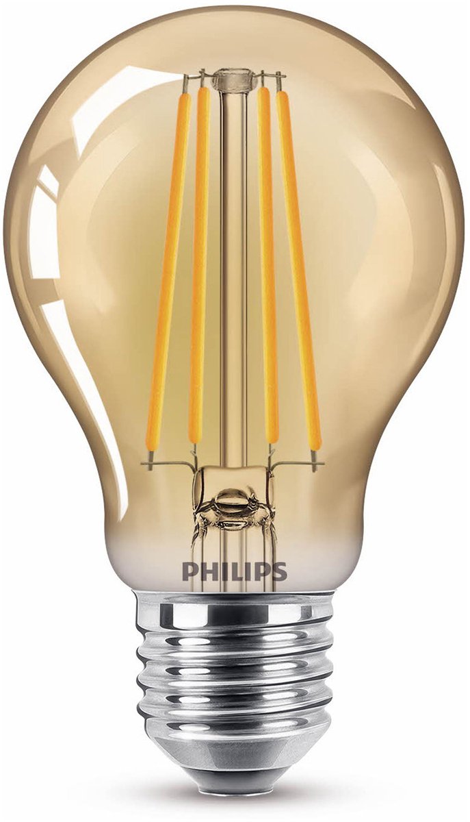 Lampe LED Philips or - 48 w - E27 - lumière blanc très chaud