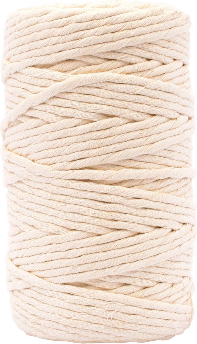 Vaessen creative • corde macramé 5mmx100m naturel