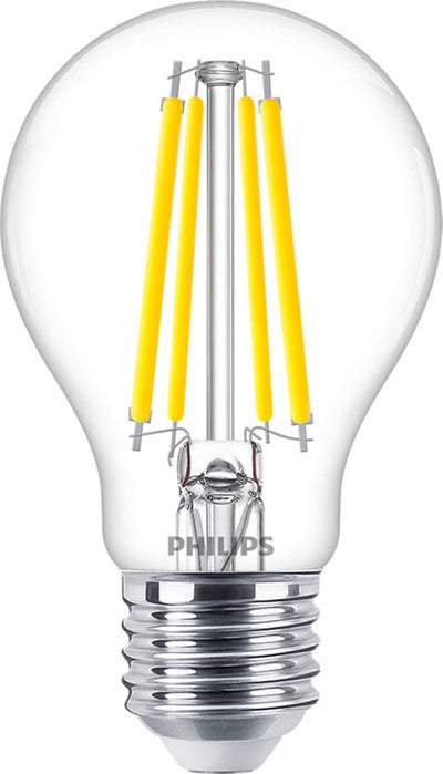 Philips LED Philips Master Value Lampe LED E27 Poire Claire 7,8W 1055lm - 927 blanc très chaud | meilleur rendu des couleurs - dimmable - remplace 75w