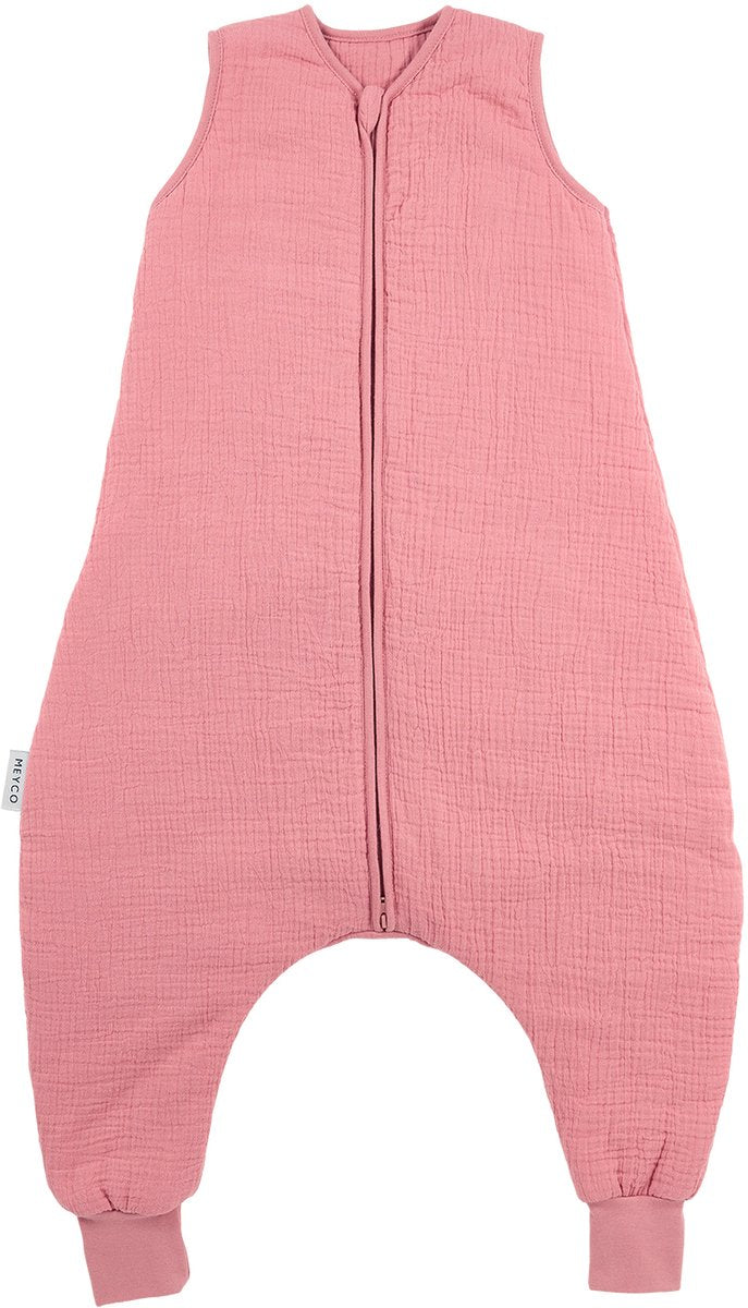 Meyco baby uni baby winter sleep salopette pull - hydrophile prélavé - rose - 92 cm - 2,0 tog