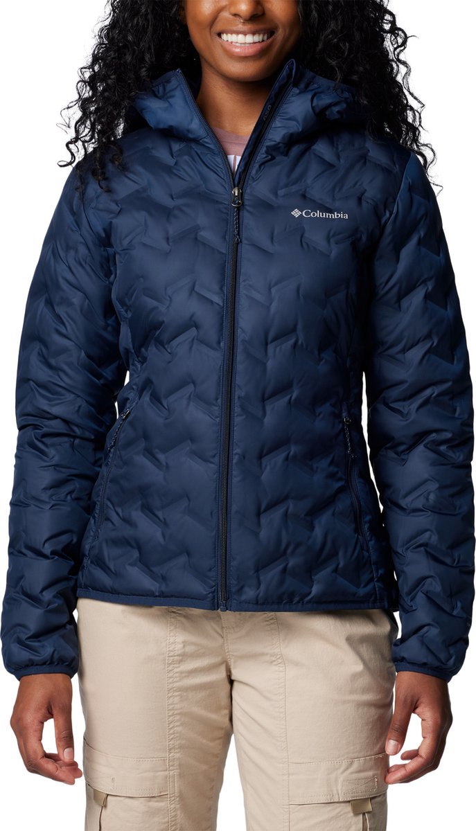 Columbia Delta Ridge™ II Down Hooded Jacket Veste d'extérieur pour femme - Collegiate Navy - Taille L