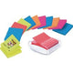 NGK set distributeur de notes z post-it 76x76mm blanc 12 x z-notes baok et bora bora néon