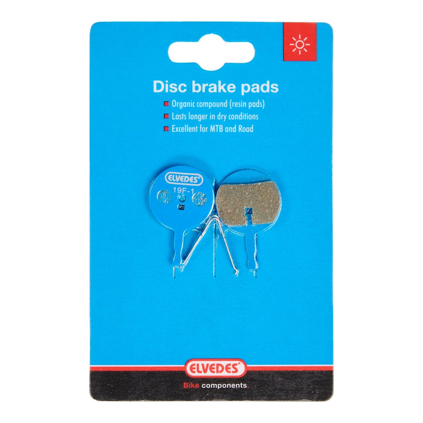 Jeu de plaquettes de frein à disque Elvedes organic RST mechanical (1 paire)