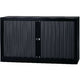 Armoire à portes roulantes bisley eurotambours plus noir
