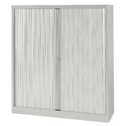 Armoire à portes roulantes bisley eurotambours plus 120 x 43 x 133 cm gris