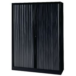 Armoire à portes roulantes bisley eurotambours plus 120x43x163,7cm noir