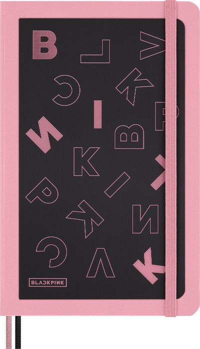 Agenda Moleskine 18 mois - 2026 27 - rose noir - hebdomadaire - grand