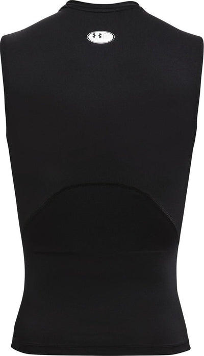 Chemise de sport Under Armour UA HG Armour Comp SL-BLK pour hommes - Noir - Blanc