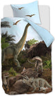 Housse de couette Freek Spark Brave Dinos - simple - 140x200 - naturel